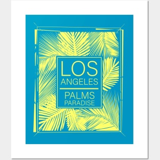 Los Angeles Palms Paradise Posters and Art